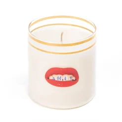 glaslys Shit, højde 8,5 cm, voks, vegansk, glas^SELETTI Online