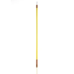 SELETTI Gulvlamper>LED-lys Linea, gul, trædetaljer, universal