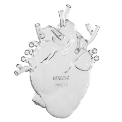 Love in Bloom-vase, klar, højde 24 cm, hjerteformet, glas^SELETTI Clearance