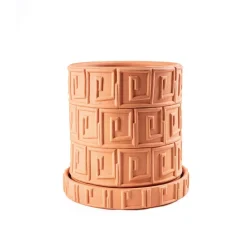 SELETTI Vase Magna Graecia Greca, underkop, terracotta