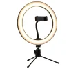 Searchlight Selfie Tripod LED-ringlampe, mobilholder, USB CCT