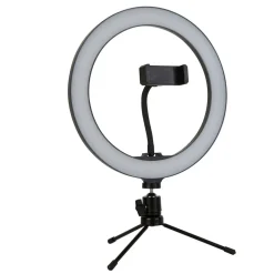 Searchlight Selfie Tripod LED-ringlampe, mobilholder, USB CCT