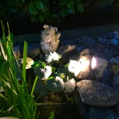 Sendling LED-lampe med jordspyd lavet af trykstøbt aluminium^Ledino Outlet