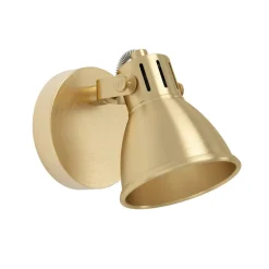 EGLO Seras vægspot, børstet messing-guld, 1-lys