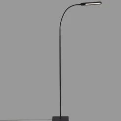 Briloner Servo LED-gulvlampe, kan dæmpes, CCT, sort
