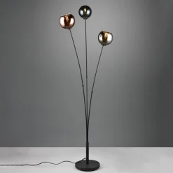 Reality Leuchten Sheldon gulvlampe med 3 glas-kugleskærme