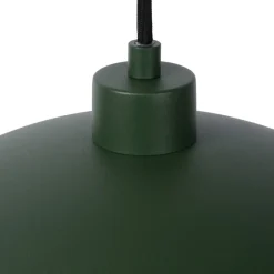 Siemon hængelampe af stål, Ø 40 cm, grøn^Lucide Online