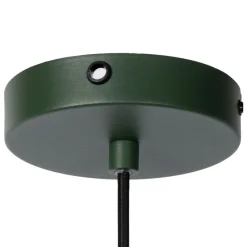 Siemon hængelampe af stål, Ø 40 cm, grøn^Lucide Online