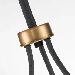 Silas lysekrone, sort, 3 lyskilder, Ø 42,2cm^Quintiesse