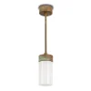 Moretti Luce Silindar 3358 hængelampe, messing antik/opal