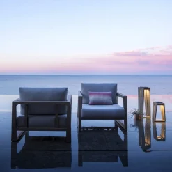 Skaal LED solcelle-lanterne med sensor, 65 cm^Les Jardins Outlet