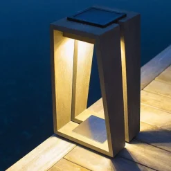 Les Jardins Skaal LED solcelle-lanterne med sensor, 39 cm