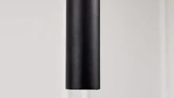 Lindby Skinne system 48V Lumaro, pendel, rørpære, 3 lyskilder, sort