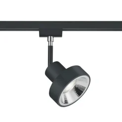 Skinnespot DUOline 780701, Ø 11cm, sort, 2-faset, GU10^Trio Lighting Discount