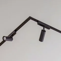 Skinnesystem 48V Lumaro spots 16-flg. sort Ø4cm dæmpbar^Lindby Best