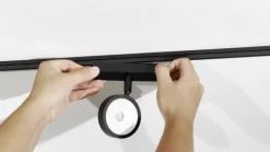 Skinnesystem 48V Lumaro, spots, 3 lyskilder, sort, Ø 7,3 cm^Lindby Sale