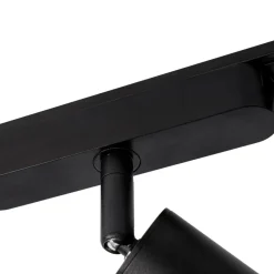 Skinnesystem 48V Lumaro, spots, 7 lyskilder, sort, Ø 4 cm^Lindby New