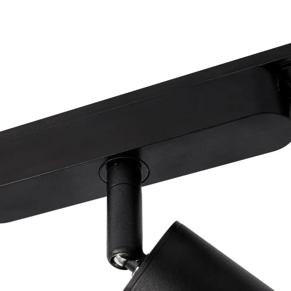 Skinnesystem 48V Lumaro, spots, 7 lyskilder, sort, Ø 4 cm^Lindby New