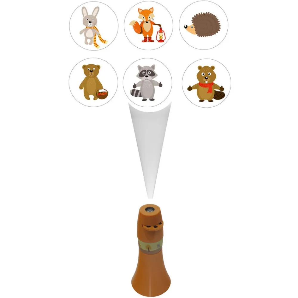 Skovens Dyr lommeprojektor, 6-delt, batteridrift^Niermann Standby Best