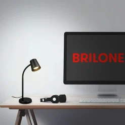 Briloner Skriva bordlampe, GU10-fatning, sort