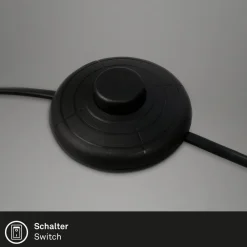 Briloner Skriva gulvlampe, justerbar, GU10, sort
