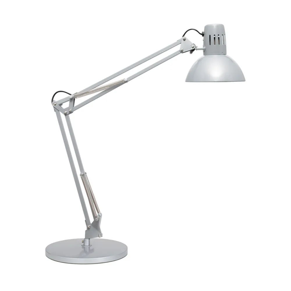 Maul Skrivebordslampe study, sølvfarvet, 49 cm, stativ
