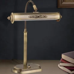 ORION Arbejdsrum/Kontor|Bordlamper>Skrivebordslampe Picture i antik messing