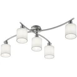 Skærme af hvidt stof - loftslampe Garda^Trio Lighting Hot