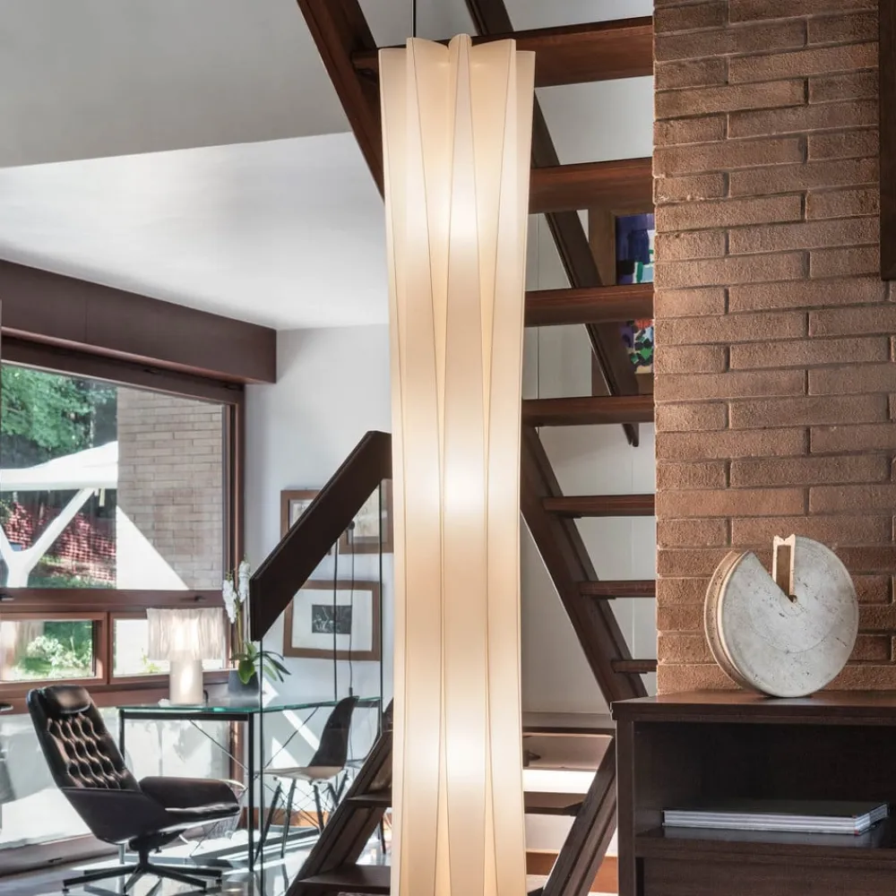 Slamp Gulvlamper|Gulvlamper>Bach gulvlampe, højde 184 cm, guld