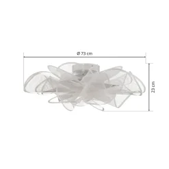 LA BELLE ÉTOILE loftlampe hvid, 73 cm^Slamp New