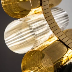 Slamp La Lollo M LED-hængelampe, guld