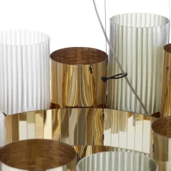 Slamp La Lollo M LED-hængelampe, guld