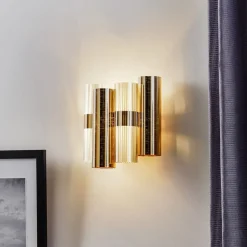 Slamp Væglamper|Væglamper>La Lollo væglampe, guldfarvet
