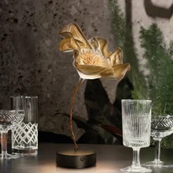 LaFleur LED-bordlampe, genopladeligt batteri, fløjl^Slamp Outlet