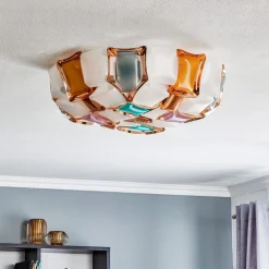 Slamp Loftlamper>Mida lofte, 50 cm, flerfarvet