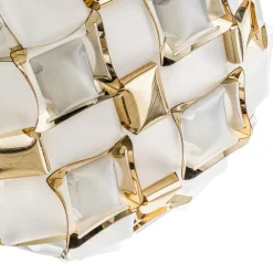 Slamp Mida væglampe, 50 cm, hvid-guld