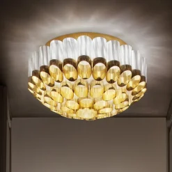 Slamp Loftlamper>Odeon Ceiling Loftlampe, guld, Ø 65 cm