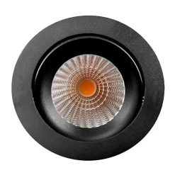 The Light Group SLC DL04 LED-indbygningslampe sort 2.700 K