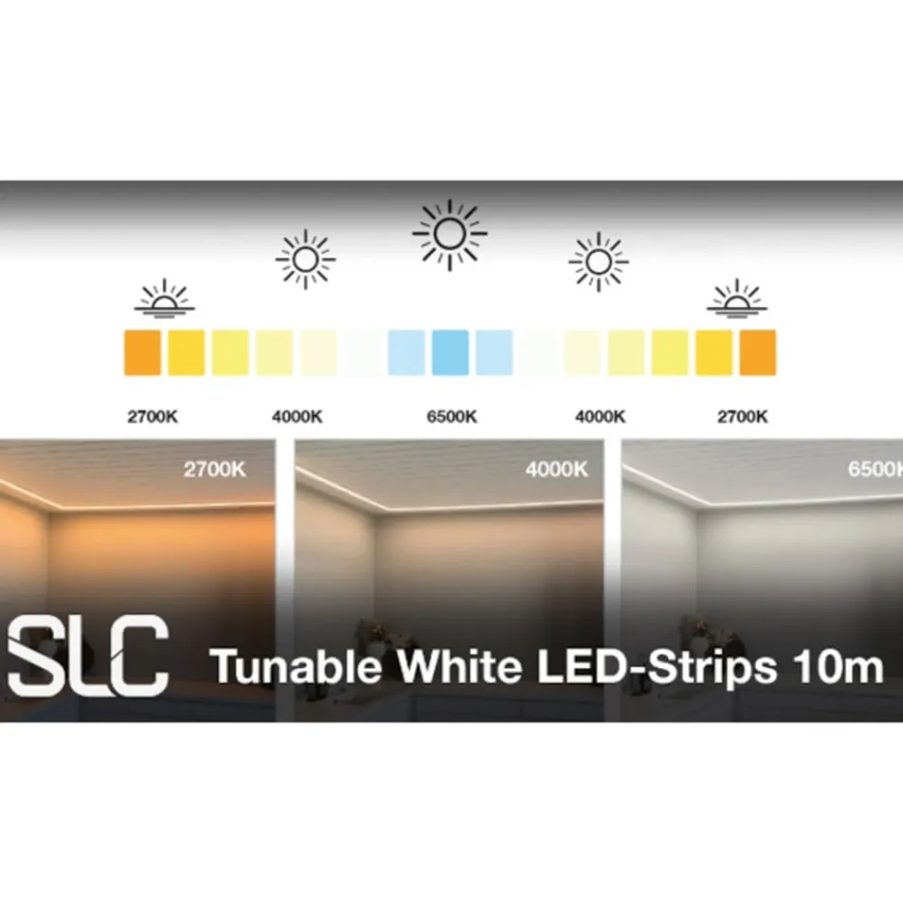 The Light Group SLC LED-Strip Tunable White 827-865 10m 125W IP67