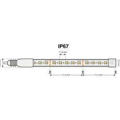 The Light Group SLC LED-Strip Tunable White 827-865 10m 125W IP67