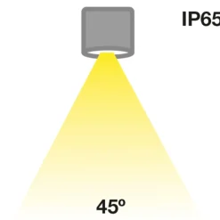 SLC MiniOne Fast LED-downlight IP65 sort 930^The Light Group Clearance