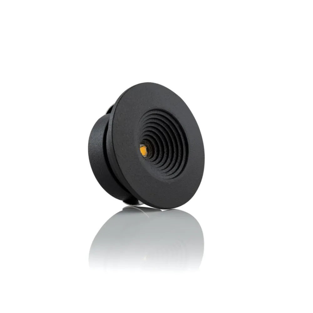 SLC MiniOne Fast LED-indbygningslampe sort 2.700K^The Light Group Hot