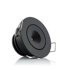 The Light Group SLC MiniOne Tilt LED-indbygningslampe sort 3.000 K