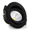 The Light Group Loftlamper|Indbygningsspots>SLC One 360° LED-indbygningslampe sort 2.700K