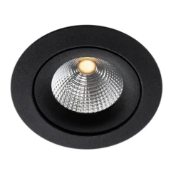 SLC One 360° SunLike LED indbygningslampe sort 930^The Light Group Outlet