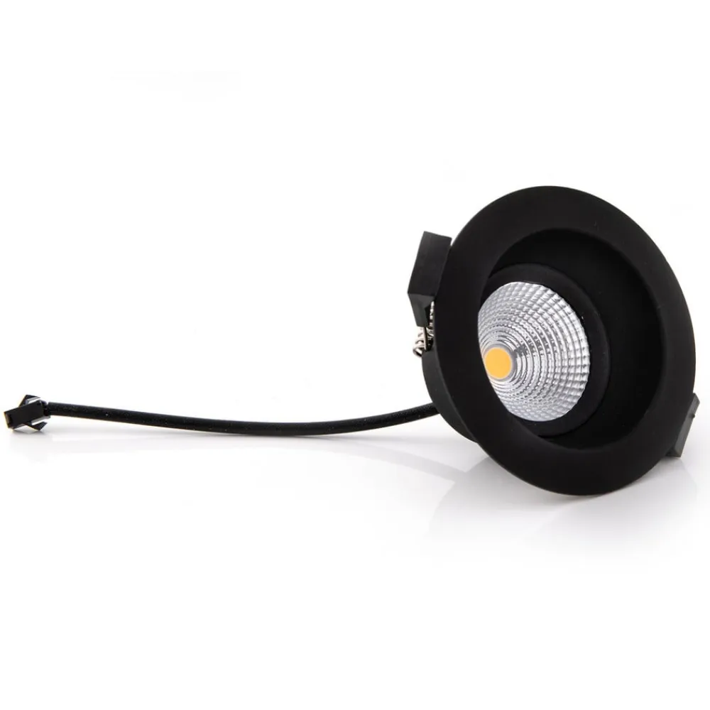 SLC One Soft LED indbygningsspot sort 3.000K^The Light Group Discount