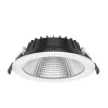 The Light Group SLC Shift LED-indbygningsspot Ø 19cm CCT, hvid