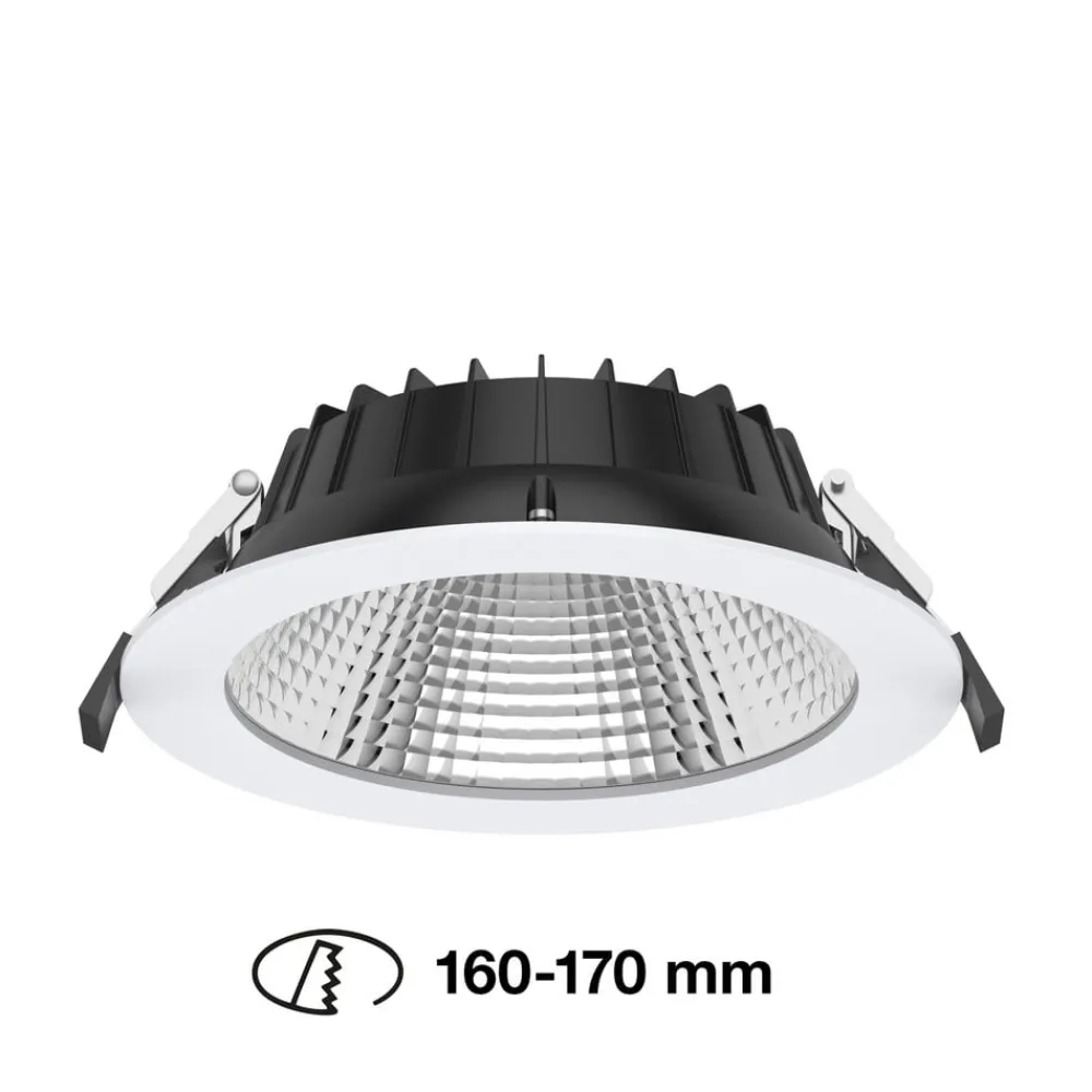 The Light Group SLC Shift LED-indbygningsspot Ø 19cm CCT, hvid