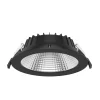 SLC Shift LED-indbygningsspot Ø 19cm CCT, sort^The Light Group Online