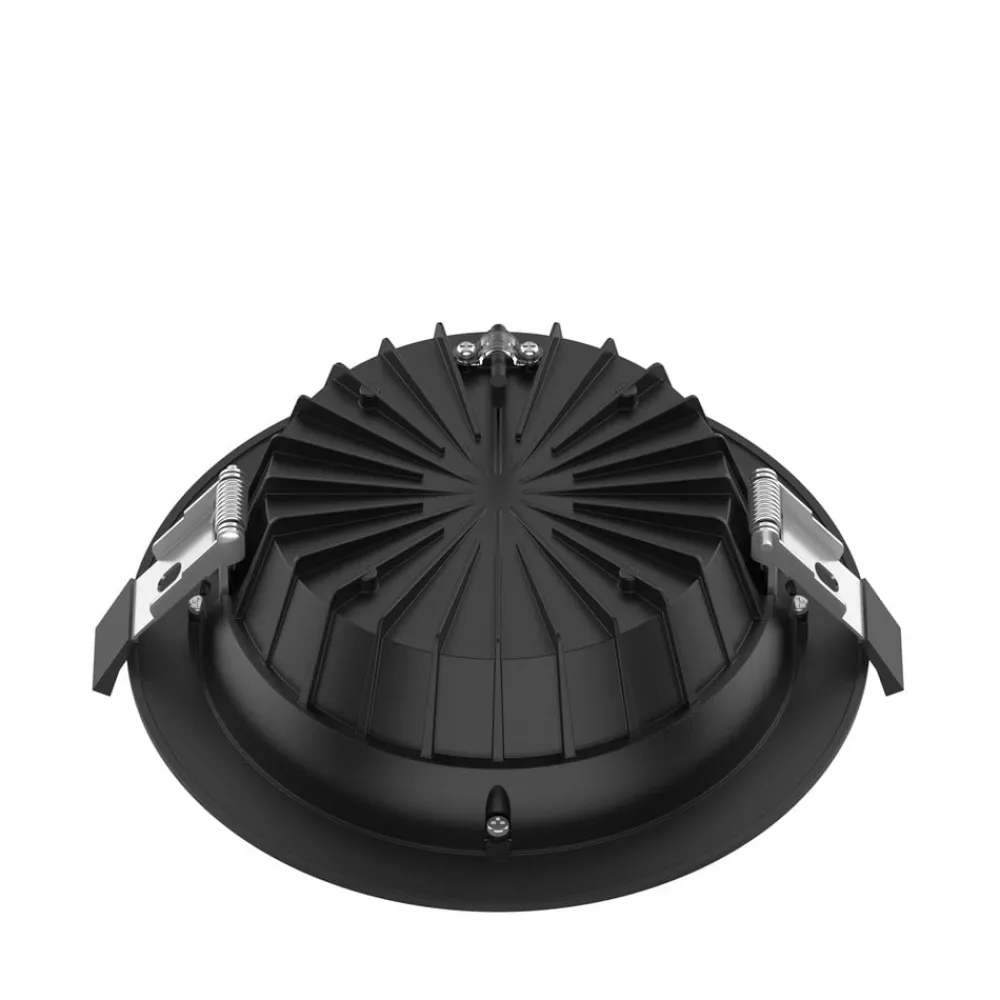 SLC Shift LED-indbygningsspot Ø 19cm CCT, sort^The Light Group Online